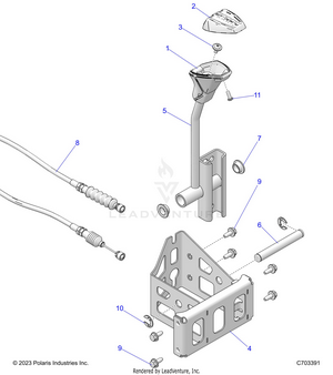 Drive Train, Gear Selector - Z24rmc2kah/bh (c703391) Schematic