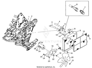 Cooling System (400l) Xpress 400l W97ca38c (4939603960a014) Schematic