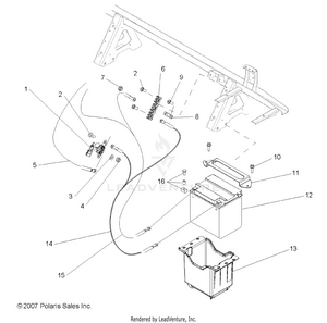 Electrical, Battery - R08rh68 All Options (49rgrbattery08500efi) Schematic