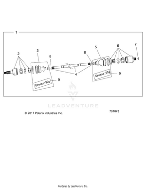 Drive Train, Rear Half Shaft - R19rhe99nd (701873) Schematic