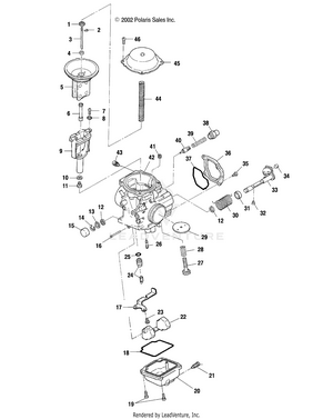 Carburetor - A03ca32aa (4978627862c09) Schematic