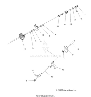 Drive Train, Main Gearcase Shift Forks - A12zn8efk/efo (49atvshift09spxp850) Schematic