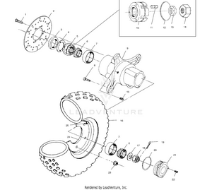 Front Wheel - A01ch50ad (4960026002b006) Schematic