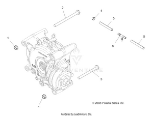 Drive Train, Gearcase Mounting, Rear - A12zn8efk/efo (49atvgearcasemtgrr09spxp550) Schematic