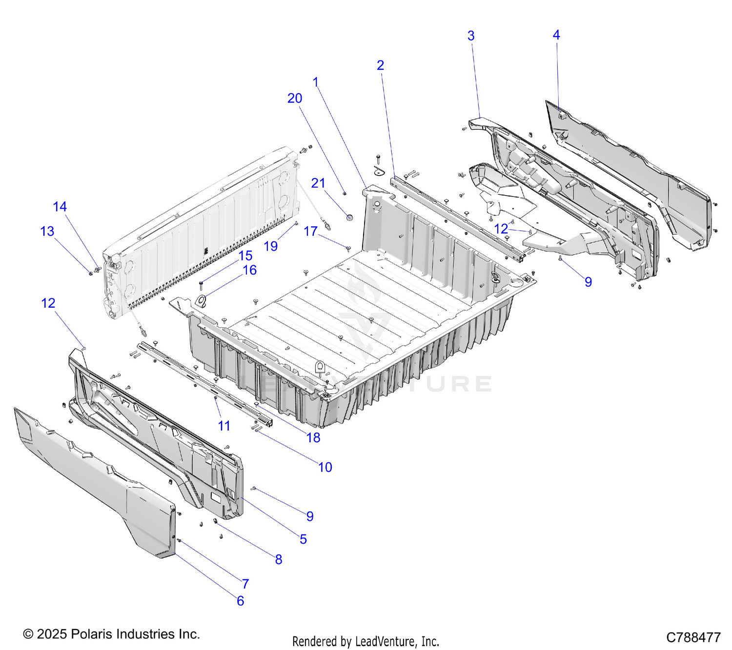 BODY, BOX ASSEMBLY - R26XAW1RB9/BB/BJ (C788477)