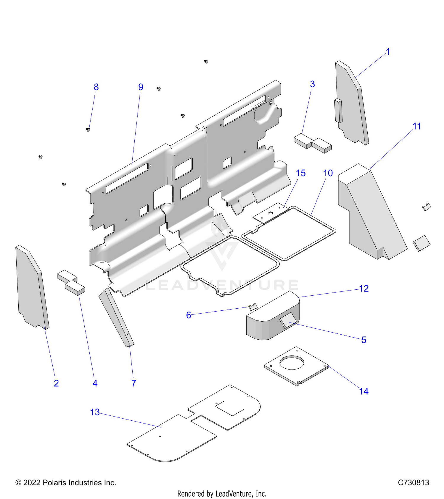 BODY, CAB FOAM & REAR PANEL - R26RRU99A9/AF/AH/AB/AS/B9/BF/BH/BB/BS (C730813)