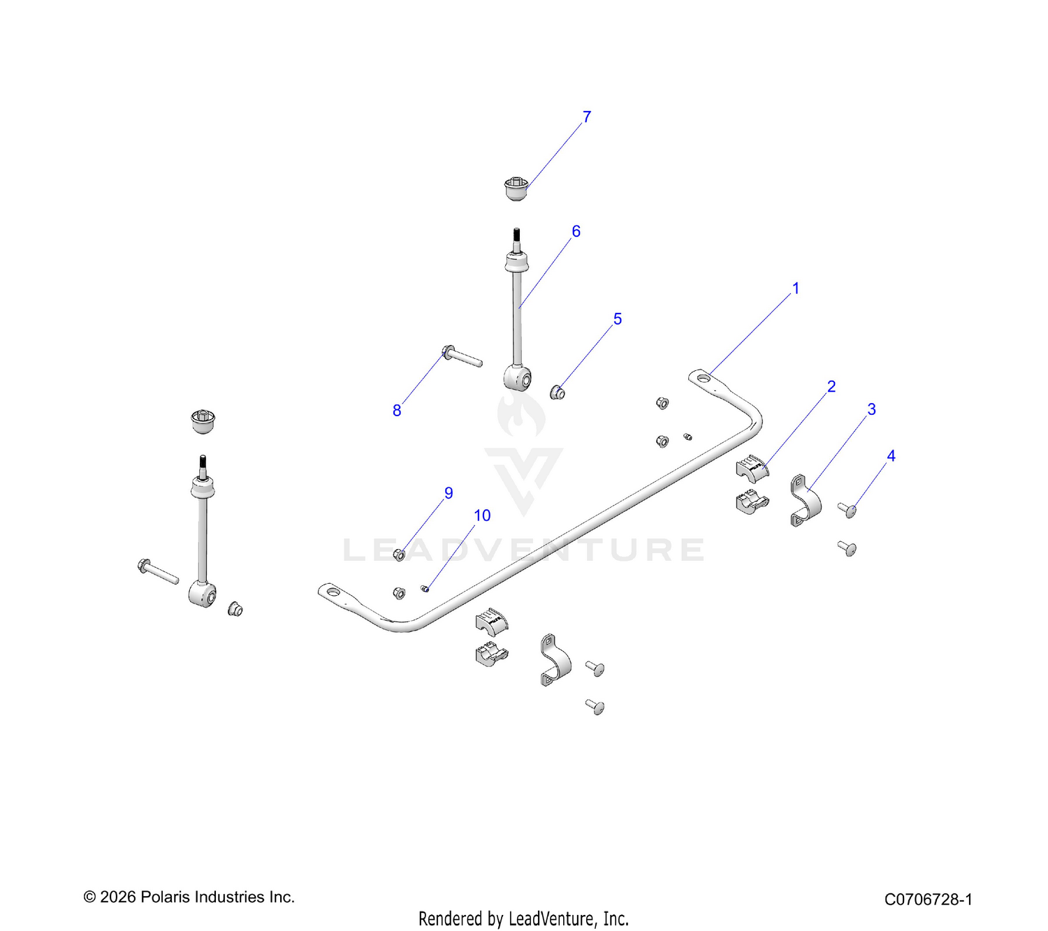 SUSPENSION, FRONT STABILIZER BAR