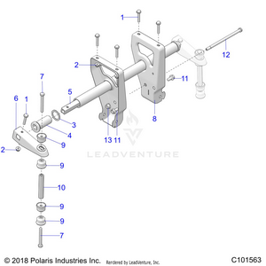 Suspension, Torsion Bar - A21sez57am/an/bm/bn (c101563) Schematic