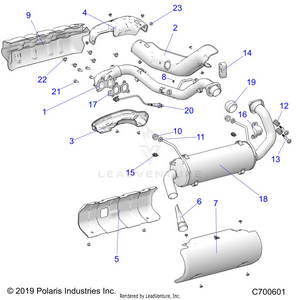 Engine, Exhaust System - R21t6u99ap/ag/bp/bg (c700601) Schematic