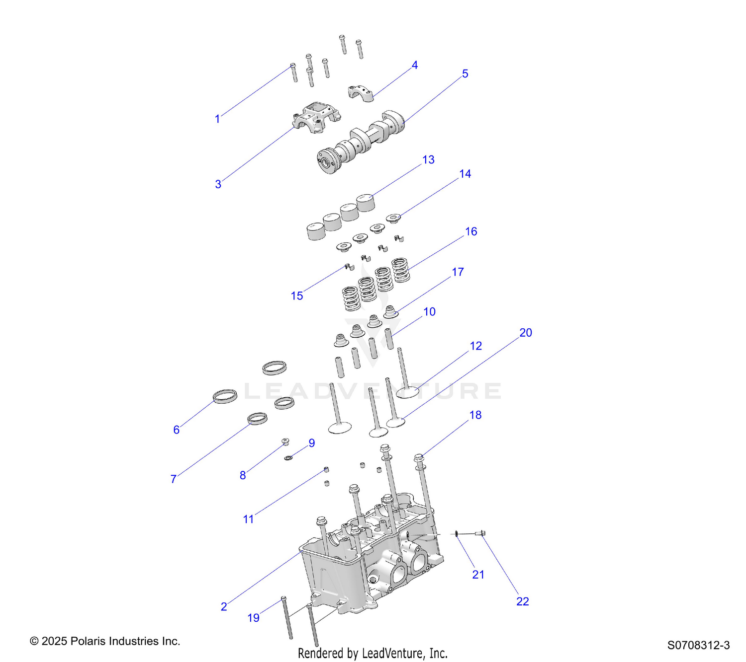 ENGINE, CYLINDER HEAD & VALVES