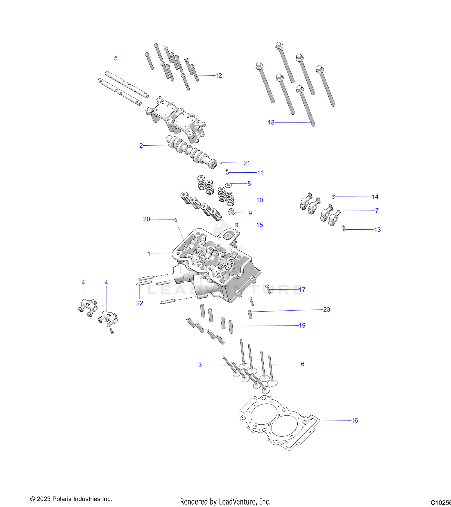 ENGINE, CYLINDER HEAD, CAM and VALVES - A26SXZ85A9/AN/AZ (C102560)