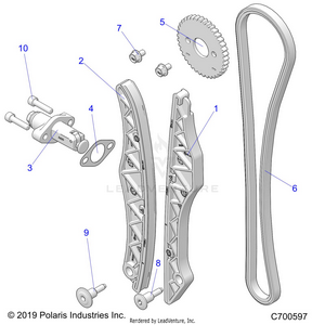 Engine, Cam Chain And Tensioner - R22t6a99a1/b1 (c700597) Schematic