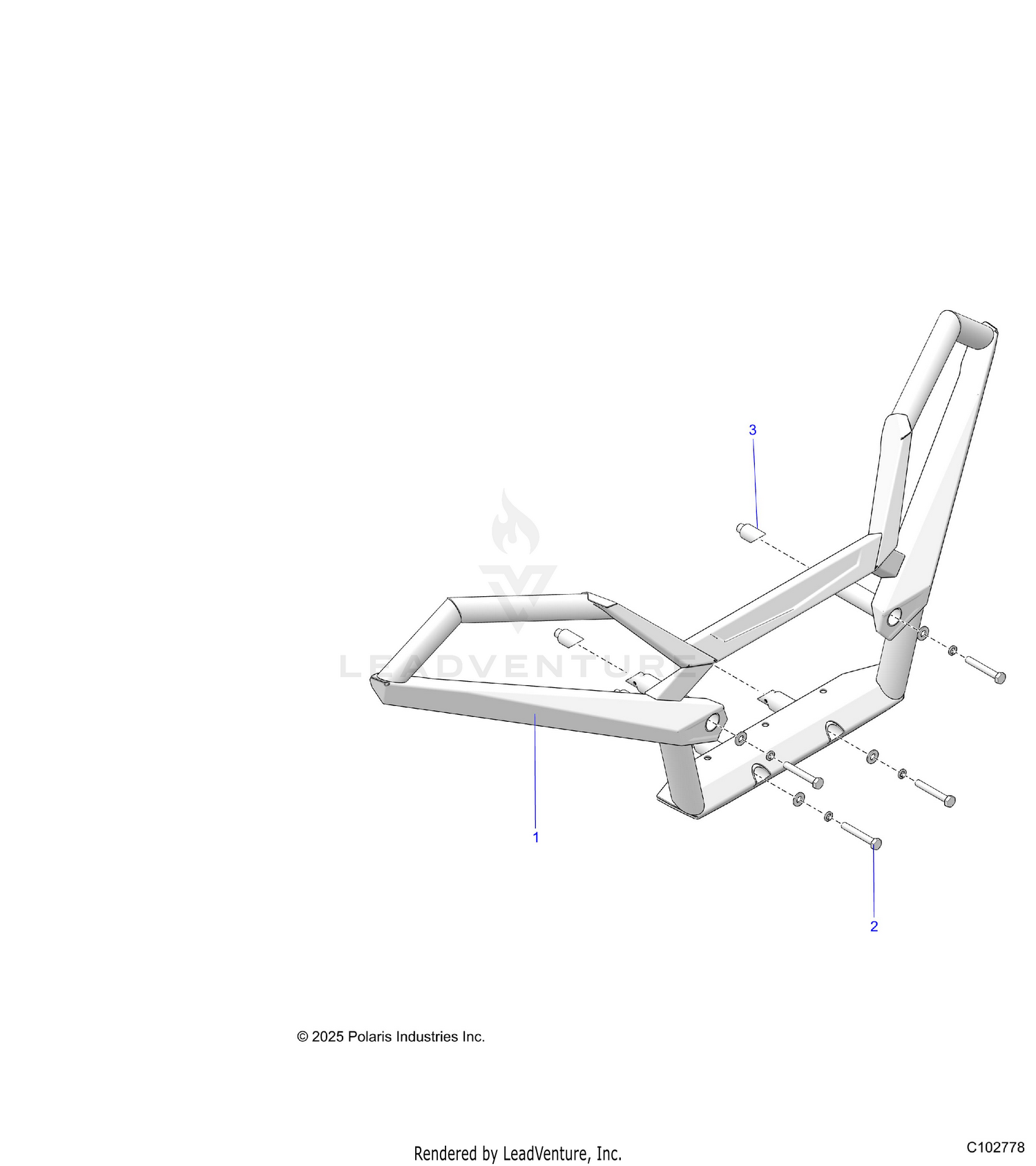 BODY, DELUXE BUMPERS - A26SXR95AG (C102778)