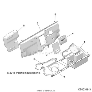 Body, Rear Closeoff -  Z19vpl92ak/bk/ar/br/am/bm (c700318-3) Schematic