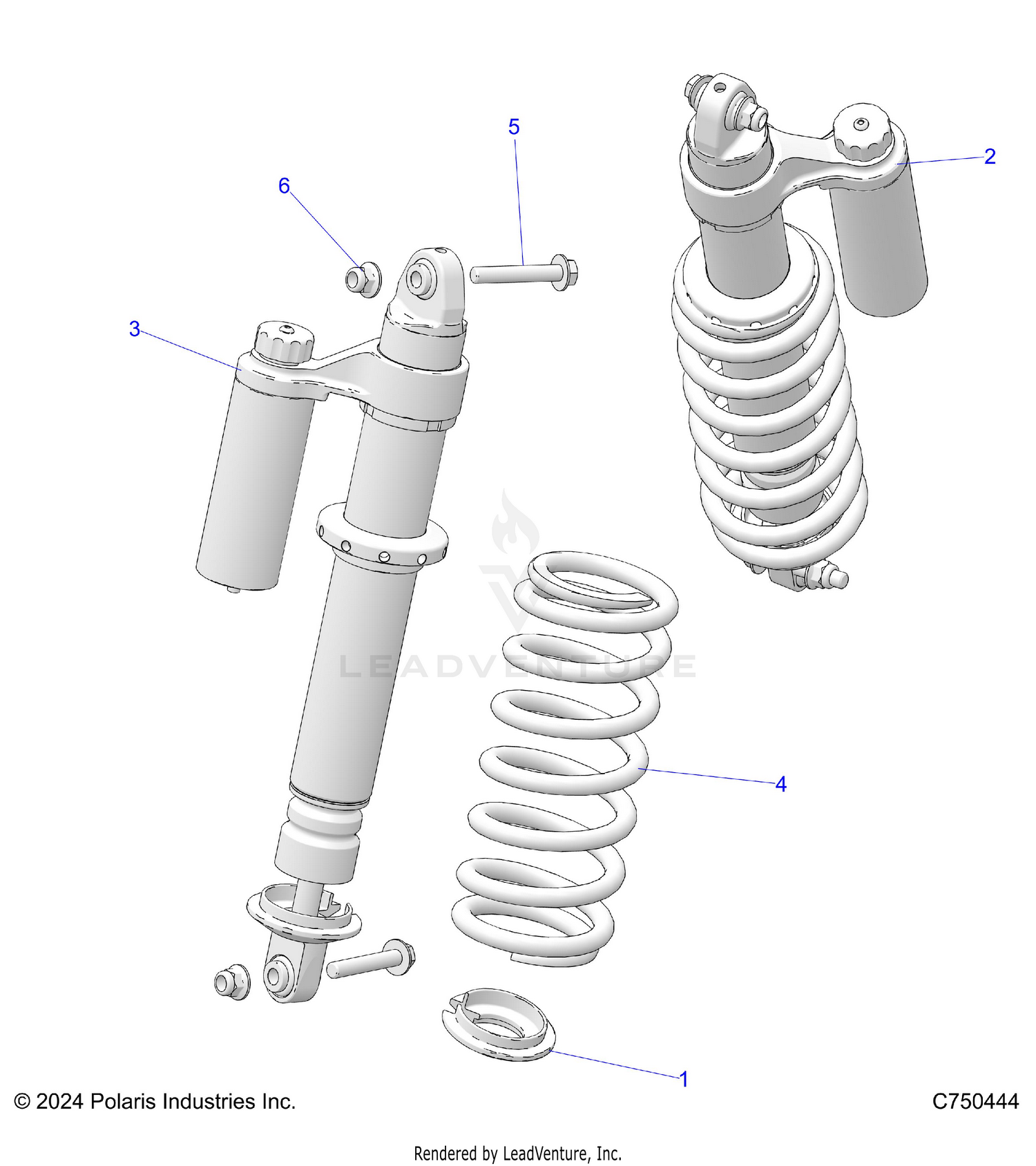 SUSPENSION, REAR SHOCK MOUNTING - Z26ASE99P5 (C750444)