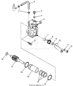 Oil Pump (blazer) Trail Blazer W97ba25c (4940124012d003) Schematic