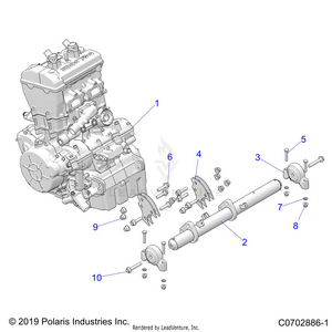 Engine, Mounting & Long Block - Z21rau92an/bn (c0702886-1) Schematic