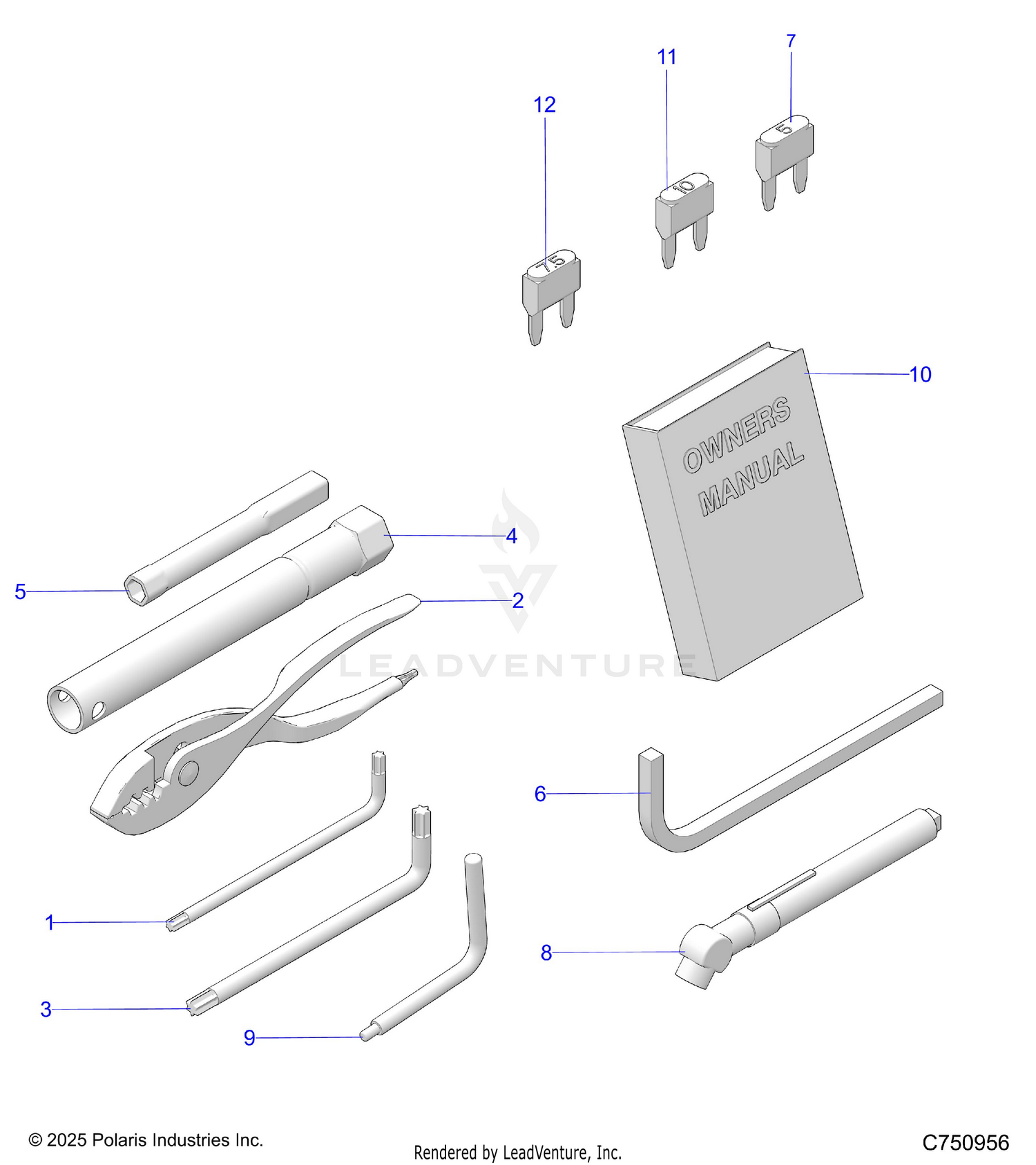 REFERENCE, OWNERS MANUAL AND TOOL KIT - Z26RPP2KBL (C750956)