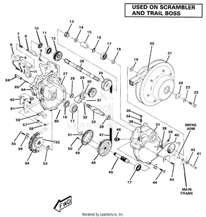 Gearcase Assembly (4910981098038a) Schematic