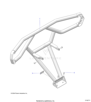 Body, Rear Bumper Trail - A25shd57a9 (c102711) Schematic