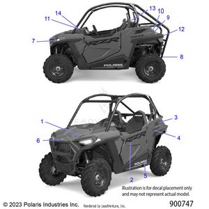 Body, Decals - Z24ase87a5 (900451-01) Schematic