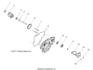 Engine, Oil Pump And Water Pump - R12wh76ag/ar/eah/eav/eaw (49rgroilpump12crew) Schematic