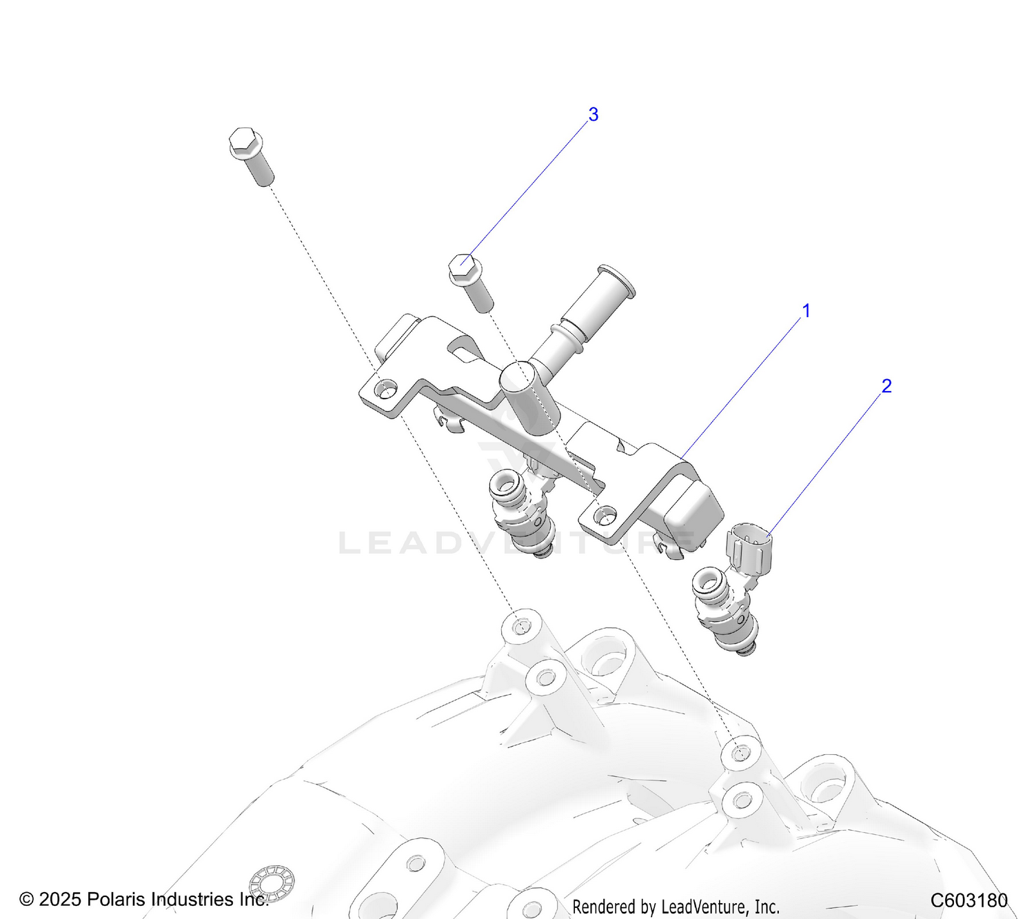 FUEL SYSTEM, FUEL RAIL - S26AJE9FSL/AJN9FSL/FSM (C601775)