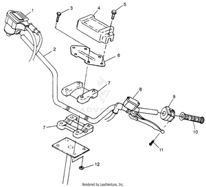 Handlebar Sport 400l W97ba38c And Trail Blazer W97ba25c (4940124012b007) Schematic