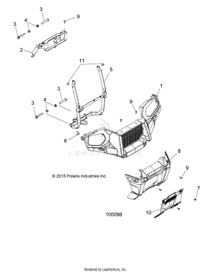 Body, Front Bumper And Mounting - A19sea50b1/b7/see50b7/b3 [100098] Schematic