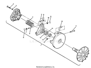 Drive Clutch Assembly (4918541854029a) Schematic