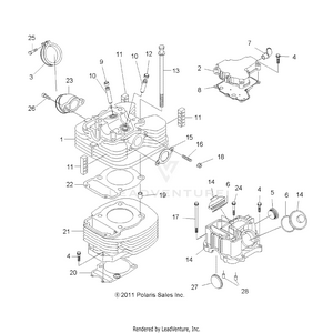 Engine, Cylinder And Head - A12ea32aa (49atvcylinder12tb) Schematic