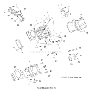 Engine, Cylinder And Head - A08dn50af/as/aw/az (49atvcylinderhd08sp500efi) Schematic