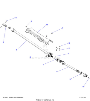 Drive Train, Prop Shaft - Z25nmf99a4/a5/b4/b5 (c703111) Schematic