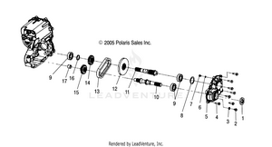 Gearcase, Output - A06cd32aa/ab/ac (4999201699920169c06) Schematic