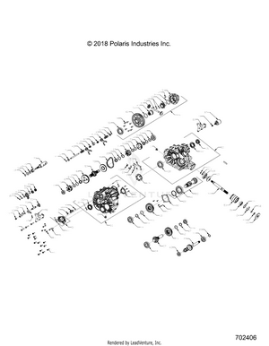 Drive Train, Main Gearcase Internals - R19rt_87 All Options (702406) Schematic