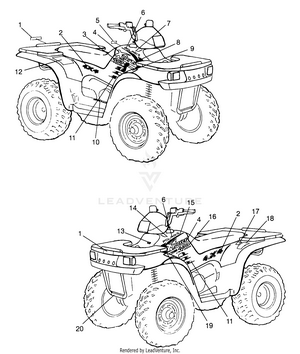 Decals Xplorer 400l W969140 (4935983598a008) Schematic