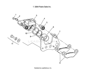 Front Brake Caliper - A05jd32aa (4995169516c06) Schematic