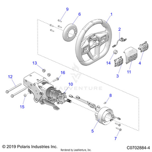 Steering, Upper, Premium/ultimate - Z21rau92an/bn (c0702884-4) Schematic
