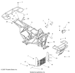 Chassis, Frame, Racks And Bumper - A09ca32aa (49atvbumper08boss) Schematic
