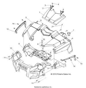 Body, Hood And Front Fascia - R12wh76ag/ar/eah/eav/eaw (49rgrlatch118004x4) Schematic