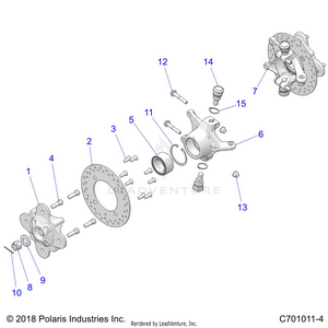Suspension, Front Carrier - Z24ase87a5 (c701011-4) Schematic