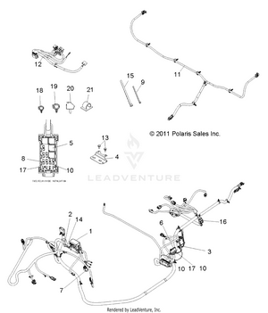 Electrical, Wire Harnesses - R12wh50ag/ah/ak/ar (49rgrharness12500crew) Schematic
