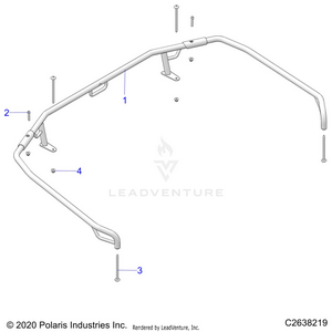 Body, Rear Rack, Extenders - A21sez57am/an/bm/bn (c2638219) Schematic