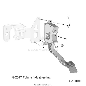 Engine, Throttle Pedal - R22t6a99a1/b1 (c700040) Schematic