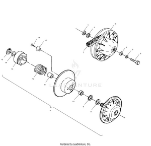 Driven Clutch - W97ch50a (4939993999c004) Schematic