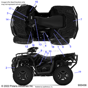 Body, Decals - A22shz57ae (900456) Schematic