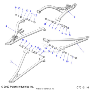 Suspension, Front Control Arms - G21g4e99nw (c701011-6) Schematic