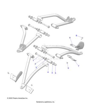Suspension, A-arm Mounting - A25shy57al/an (c102438) Schematic