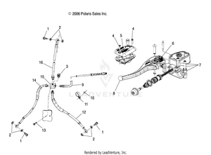 Brake, Hand/brake Line - A07ca32aa (49atvcontrolsboss) Schematic