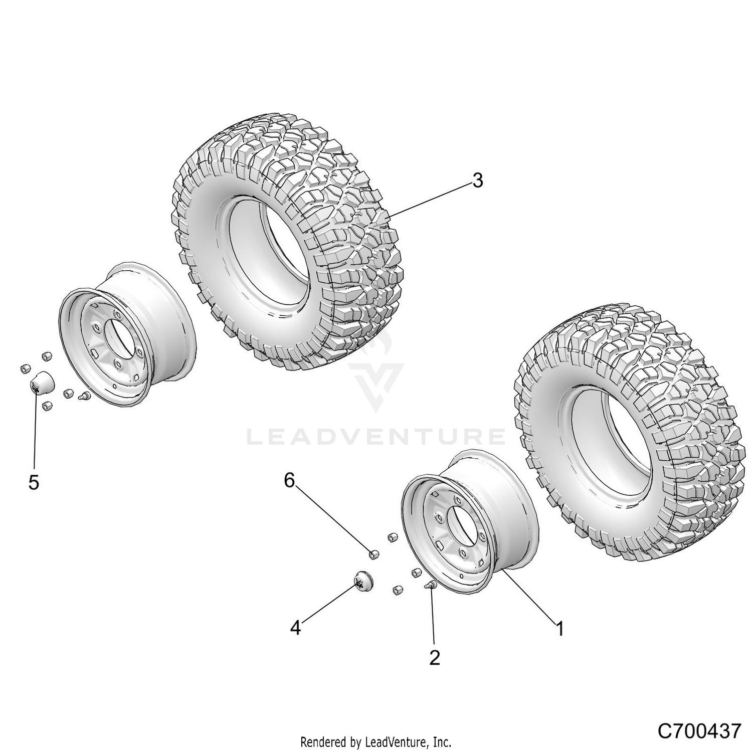 WHEELS - D21BBP99A4/B4/FP99A4 (C700437)